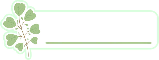 Nature Name Tag Label