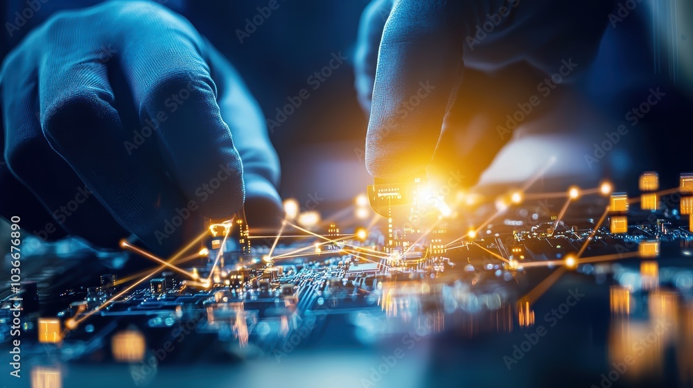 Aufkleber exploring the intersection of technology and innovation in modern circuit design