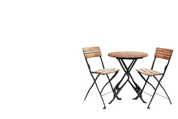 Elegant Patio Tables Isolated on transparent Background Perfect for Outdoor Dining and Leisure Promotion