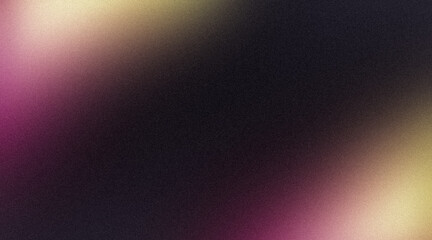 Magenta orange dark color wave grainy backdrop design, abstract vibrant colors flow lines noisy gradient texture, header, banner, poster, empty space.