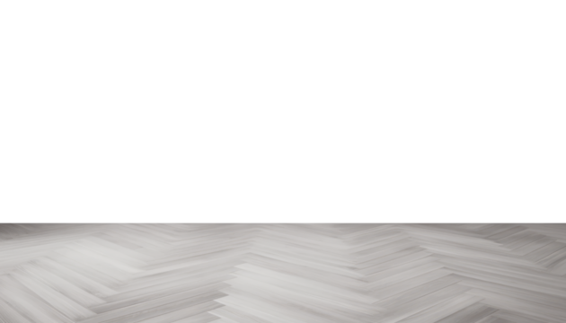 zig zag wooden floor border isolated on transparent background cutout