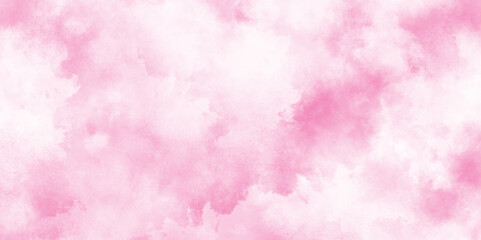  Lovely paper pink smoke and cloudy stains, Hand-drawn bright pink gradient abstract watercolor background texture, Pink watercolor texture with fogg and clouds, smooth wallpaper.
