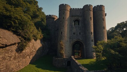 The archer tower serves as a reminder of the area’s storied past