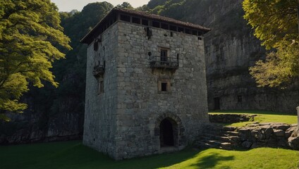 Fototapeta premium The archer tower serves as an iconic symbol of the region