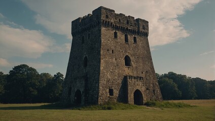 The archer tower showcases ancient architecture