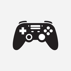 Black Game Console Silhouette Vector