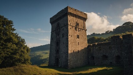 The archer tower showcases the artistry of its builders