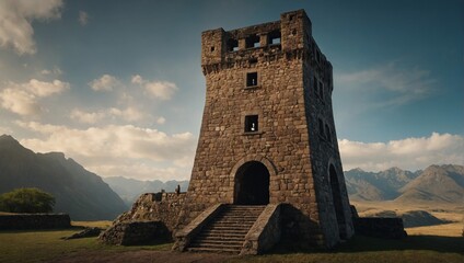 The archer tower showcases the beauty of nature in every season