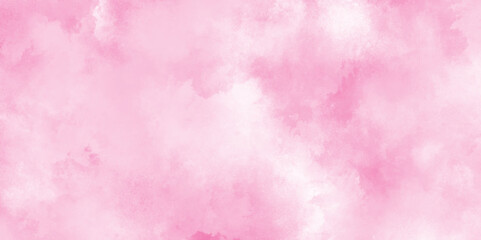 paper pink smoke and cloudy stains, Hand-drawn bright pink gradient abstract watercolor background texture, Pink watercolor texture with fogg and clouds, smooth wallpaper.