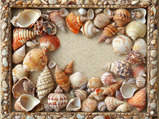 Duplicate: Seashells Scattered on the Seabed, Beautifully Arranged in Natural Patterns
