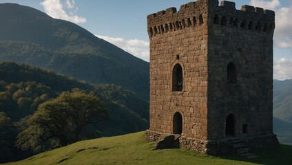 The archer tower stands as a tribute to the strength of those who came before us