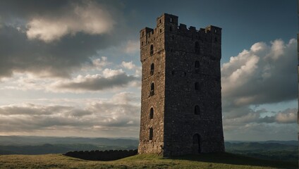The archer tower stands proud a beacon of hope for the community it protects