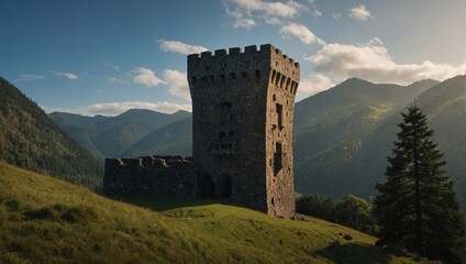 The archer tower stands proud a testament to the strength of its community