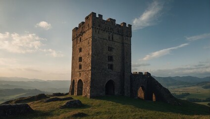 The archer tower stands proud against the elements, a symbol of endurance