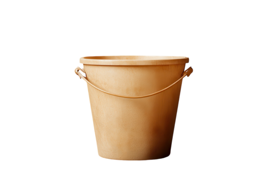 Isolated Sand Bucket Perfect for Beach-themed Projects and Summer Activities with Transparent Background