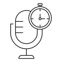 Focused ASMR Experience Icon. Sensory Relaxation and Audio Symbol – Vector Illustration for Niche Content Concepts