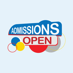 Admissions Open Offer Tag Banner Design Social Media School College Education