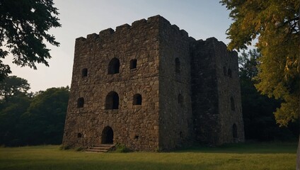 The archer tower stands sentinel, guarding against the elements