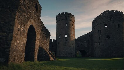 The archer tower stands tall, inviting exploration and discovery of its intriguing past