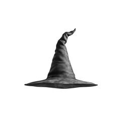 Black hat for halloween, created with Generative AI technology
