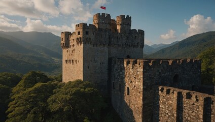 The archer tower symbolizes hope and resilience for the future