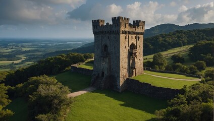 The archer tower symbolizes protection and safety for all travelers