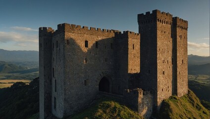 The archer tower symbolizes protection and safety for the village