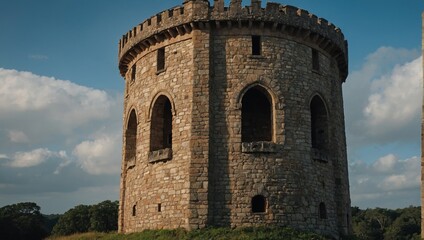 The archer tower symbolizes protection and safety, guarding the land and its people