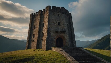 The archer tower symbolizes resilience, standing tall against the challenges of time
