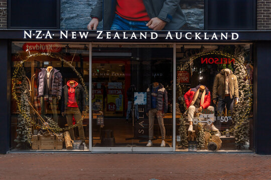 NZA New Zealand Auckland Fashion store. NZA the casual but stylish men's fashion brand. Eindhoven, the Netherlands. 7 January 2024. 