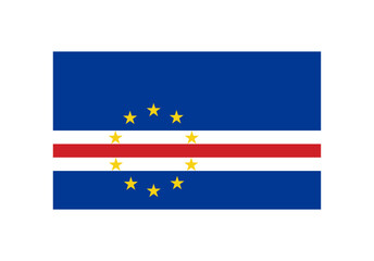 Flag of Cape Verde or Cabo Verde