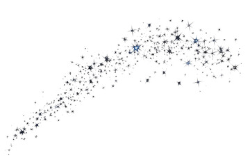 Fototapeta premium Stars Forming a Constellation Isolated on transparent Background for Educational and Creative Use