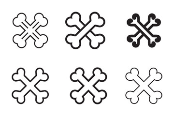 bone icon illustration