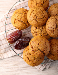 Homemade date cookies