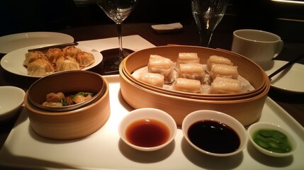 Dimming Delights with Dipping Sauces and Classic Teas