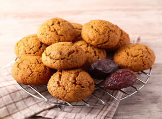 Homemade date cookies