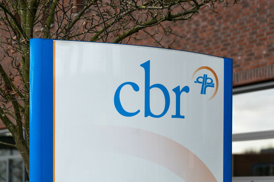 CBR logo. This division administers basic driving tests as well as advanced tests for experienced drivers. Utrecht, the Netherlands. 26 December 2023. 
