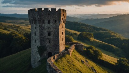The archer tower's beauty enchants visitors inviting them to explore its grounds