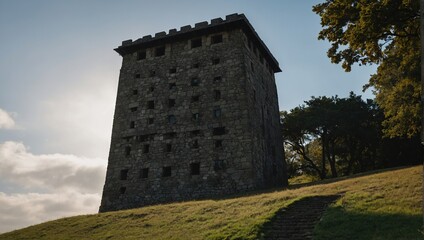 The archer tower's stone walls echo stories of legendary heroes and their valor