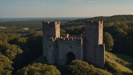 Visitors are captivated by the architectural beauty of the archer tower