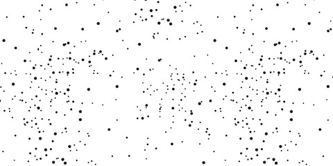Simple Chaotic Dots Pattern, Retro, Random Polka Dots Pattern, Monochrome,  Grunge