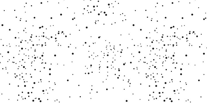Simple Chaotic Dots Pattern, Retro, Random Polka Dots Pattern, Monochrome,  Grunge