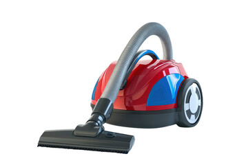 Fototapeta premium High-Efficiency Vacuum Cleaner Isolated on a Clean transparent Background for Home Cleaning Solutions and Promotions