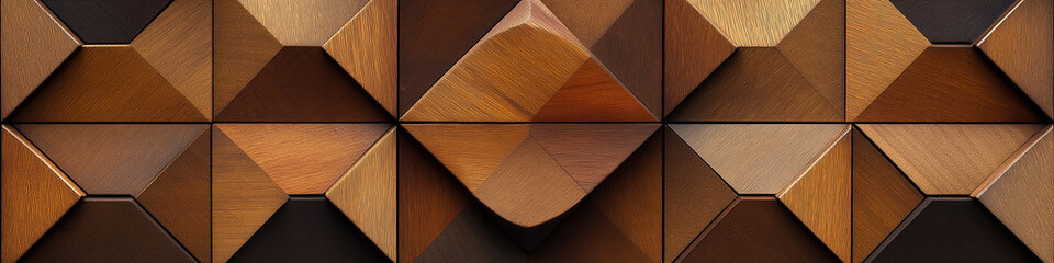 Wooden pattern. Elegant luxury 3d geometric wood wallpaper