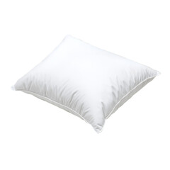 Soft white pillow, white isolate background Transparent Background.