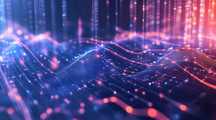 Obraz premium fiber optic background