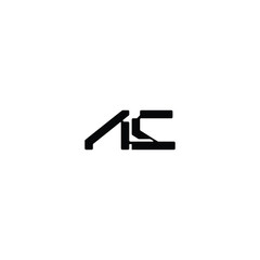 AC monogram logo design letter text name symbol monochrome logotype alphabet character simple logo