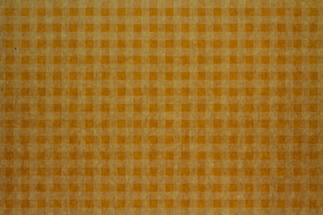 yellow plaid kraft paper background