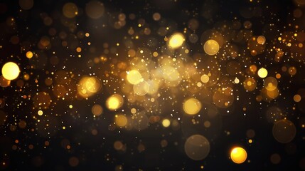 Fototapeta premium Golden Bokeh Background