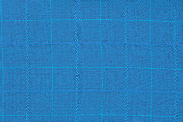 blue checkered fabric a background or texture